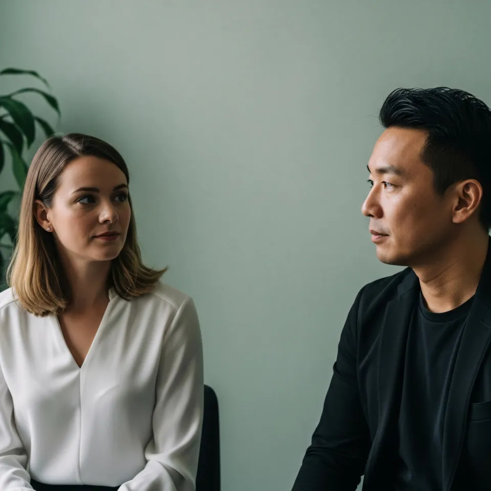 Coach e cliente confrontano percorso